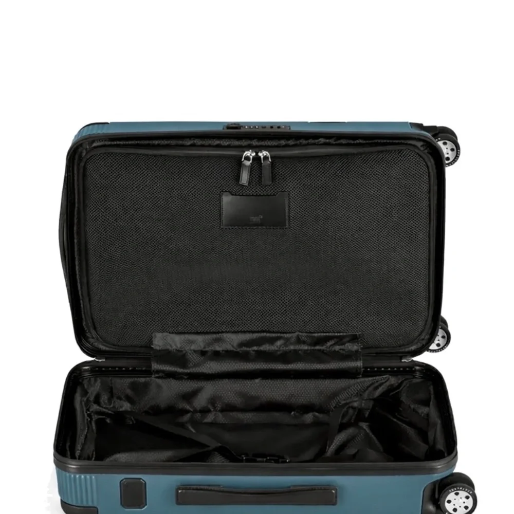 Montblanc Cabin Trolley Light Compact 21” Carry-On Avio Blue Polycarbonate New
